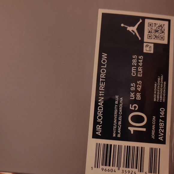 Air Jordan Retro Low(worn 1x) in great condition - Picture 6 of 9